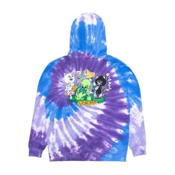 Purple & Lilac Spiral Dye