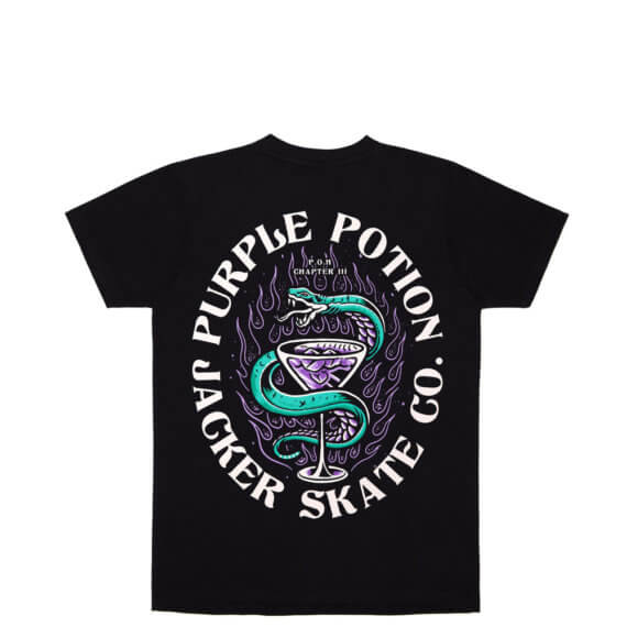 Tee Shirt Jacker Purple Potion Black