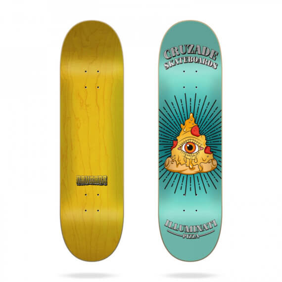 Planche Skate Cruzade Illuminati Pizza 8.0