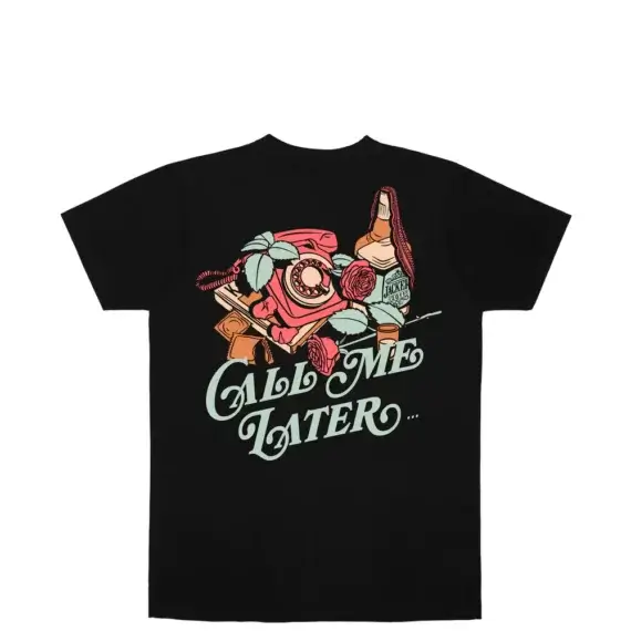 Tee Shirt Jacker Call Me Later Black