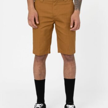 Short Dickies Work Slim Fit Brown Duck