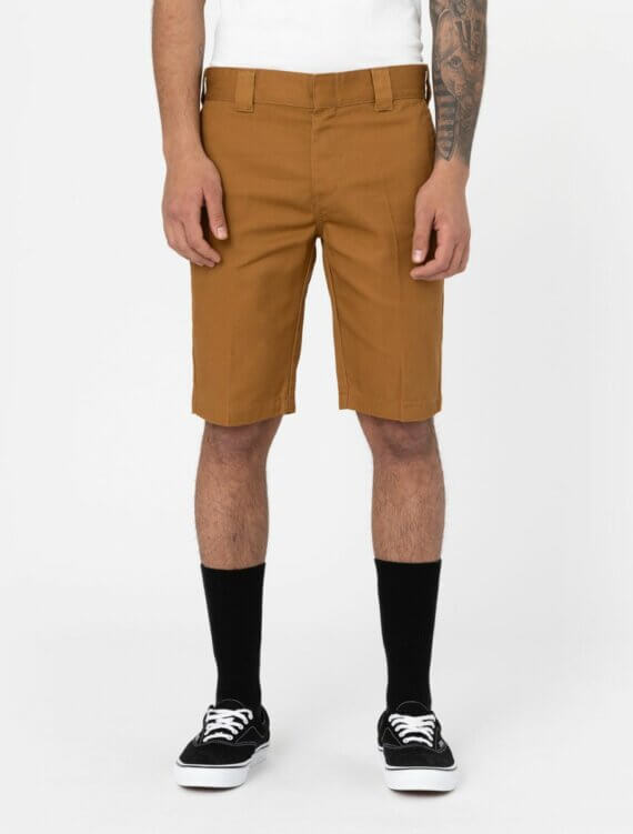 Short Dickies Work Slim Fit Brown Duck