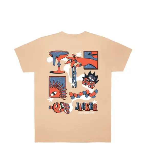 Tee Shirt Jacker Liberation Beige
