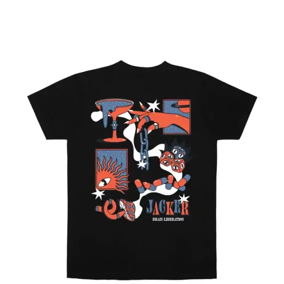 Tee Shirt Jacker Liberation Black