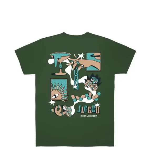 Tee Shirt Jacker Liberation Green