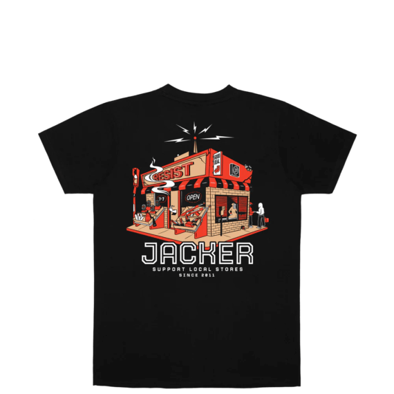 Tee Shirt Jacker Liquor Store Black