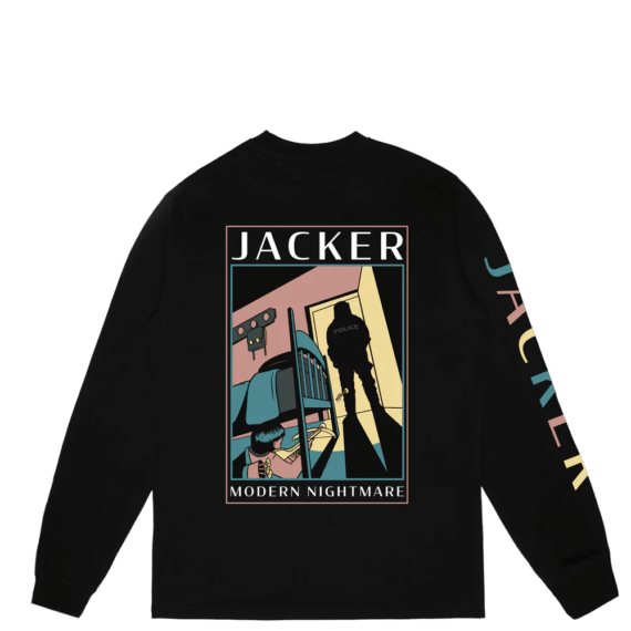 Tee Shirt Jacker LS Nightmare Black