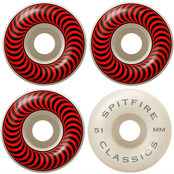 Roues Skateboard Spitfire Wheels F4 Classic 51mm 101A