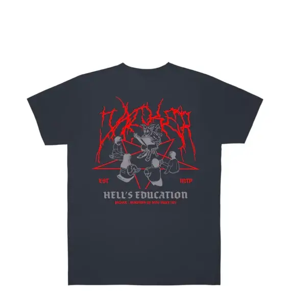 Tee Shirt Jacker Hell's Education Navy