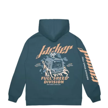 Sweat Capuche Train Surfing Green