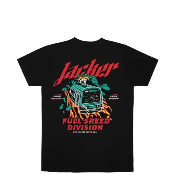 Tee Shirt Jacker Train Surfing Black