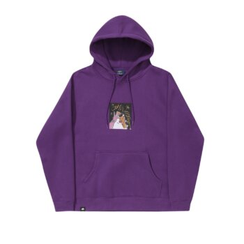 Sweat Capuche Hélas Chak Hoodie Purple