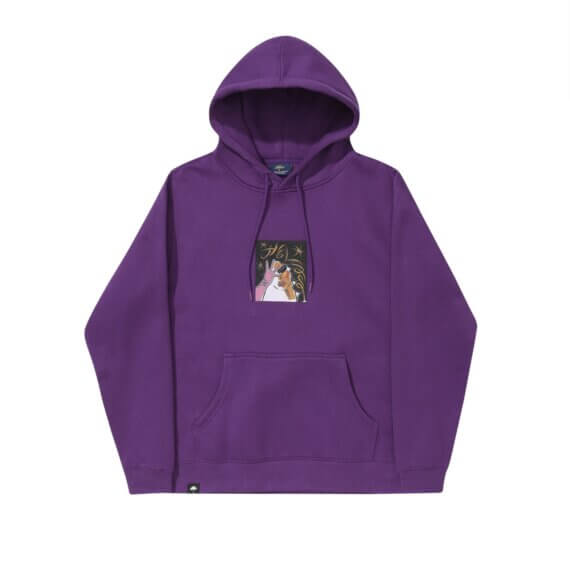 Sweat Capuche Hélas Chak Hoodie Purple