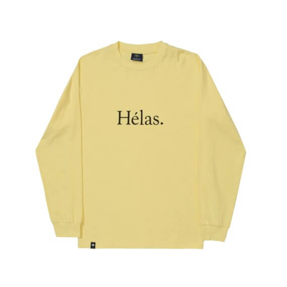 Tee Shirt Manches Longues Hélas Class LS Pastel Yellow