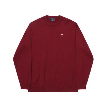 Sweat Hélas Classic Knit Crewneck Burgundy