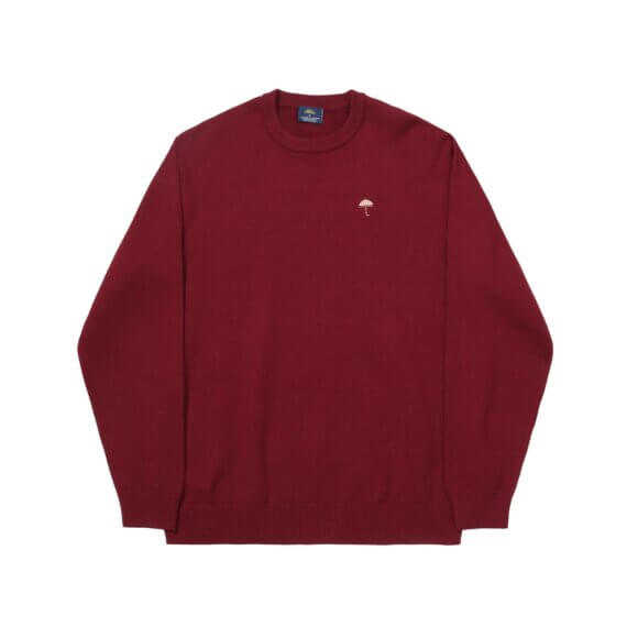Sweat Hélas Classic Knit Crewneck Burgundy