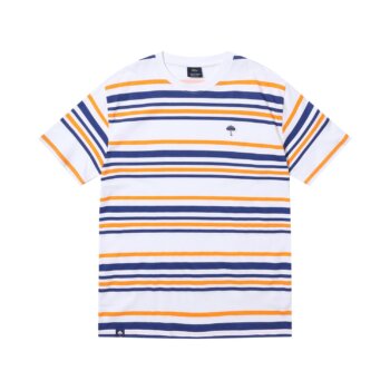 Tee Shirt Hélas Bandes White